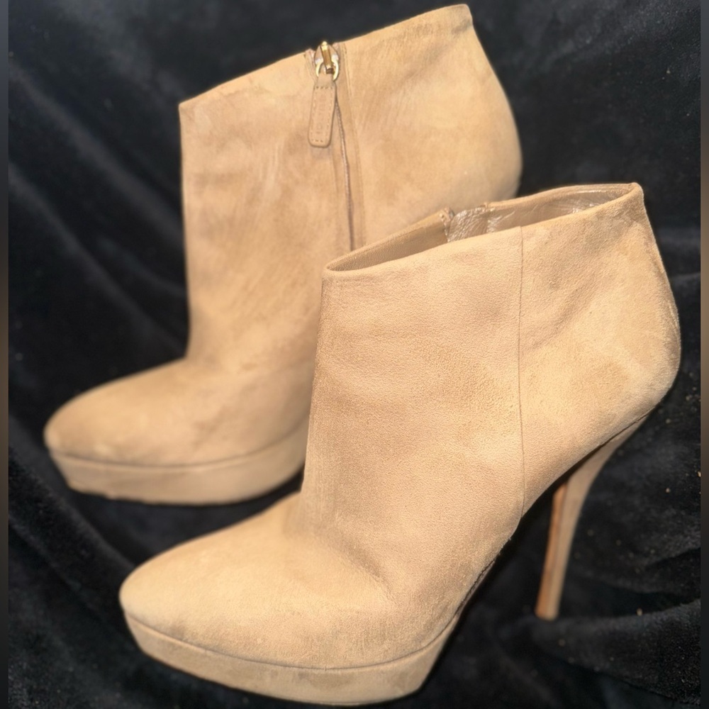 Gucci Suede Striped Boots Women's Size: 39.5 - Picture 13 of 16